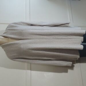 Cyrus Women's Beige Relaxed Fit Open Cardigan Size XL